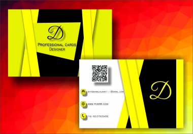 2 Professional Business Cards Design In 18 Hours