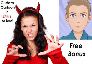 design any custom cartoon for 5