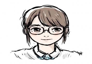 Draw You a Cute Doodle Portrait