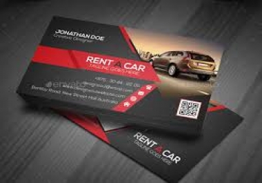 Design A Unique Double Sided Business Card