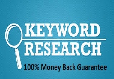 I Provide You The Best Low Competition Keywords