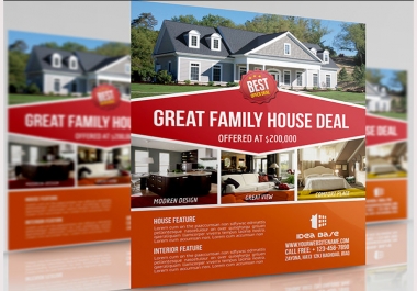 do amazing flyer design, poster, leaflet, postcard