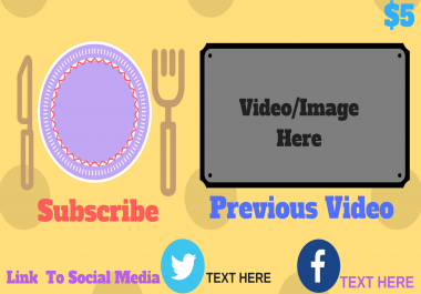 Standard Outro For Food Channels