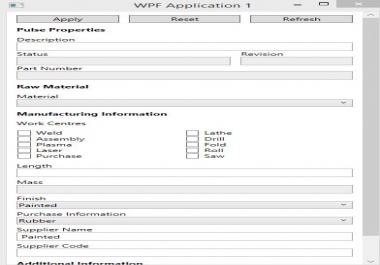Develop Simple Windows Forms Or Wpf Desktop Application