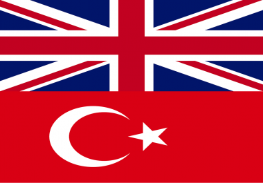 Translation from English to Turkish vice versa
