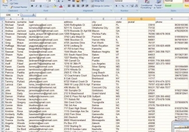 Provide Email List Of Various Niches
