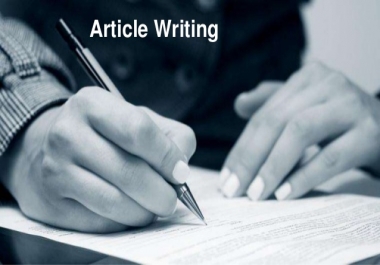 500 Words Hand Written SEO Article for Any Niche