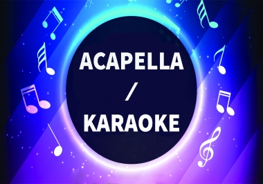 Extract Acapella Vocals out of a Song