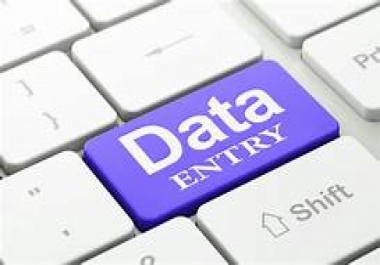 Data Entry Work And Typing Work