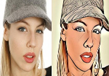 professional draw you a cartoon from your portrait