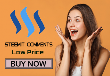 I will Give You 100 steemit comment within 8 hours