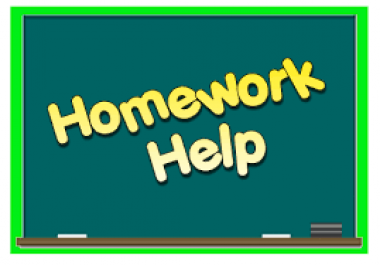 do maths, physics and chemistry homeworks