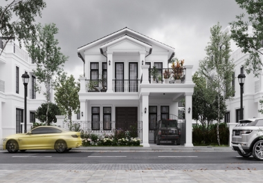 Render Exterior By 3d Max, Sketchup, Lumion, Revit.