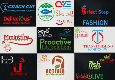 design 3d fitness,  real estate, tech, fashion and other logo