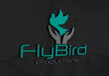 make stupendous 3d logo with copyrights