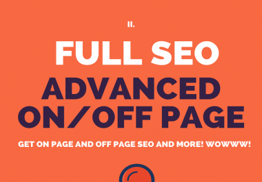 full SEO of your website