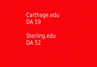 publish article on DA 59. Edu with do Follow link