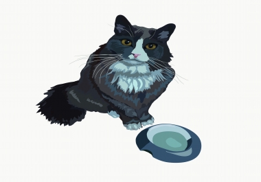 Draw your pet or any other animal in vector