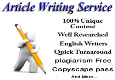 I can write for you unique Article 400-700 words