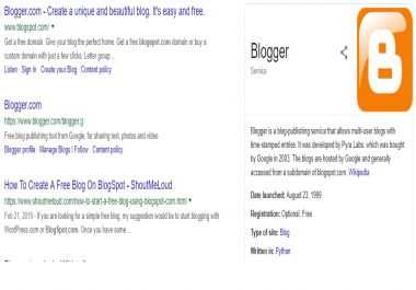 I shall create a blogspot website for you