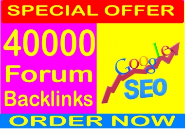 40,000 GSA SER Forum Backlinks to increase your ranking in search results