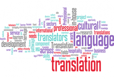 Translate from English into German 500 words