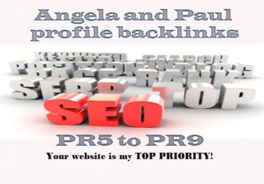 I will do 20 Paul And Angela Profile Back Links