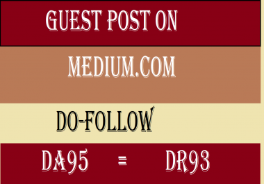 Write and Publish Guest Post On Medium. com