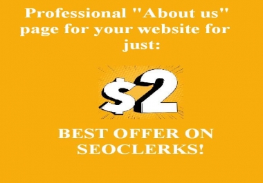 Write for you professional 