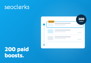 200 paid boosts instantly