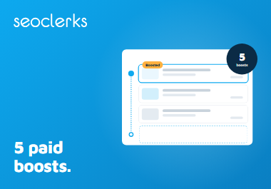 5 paid boosts instantly